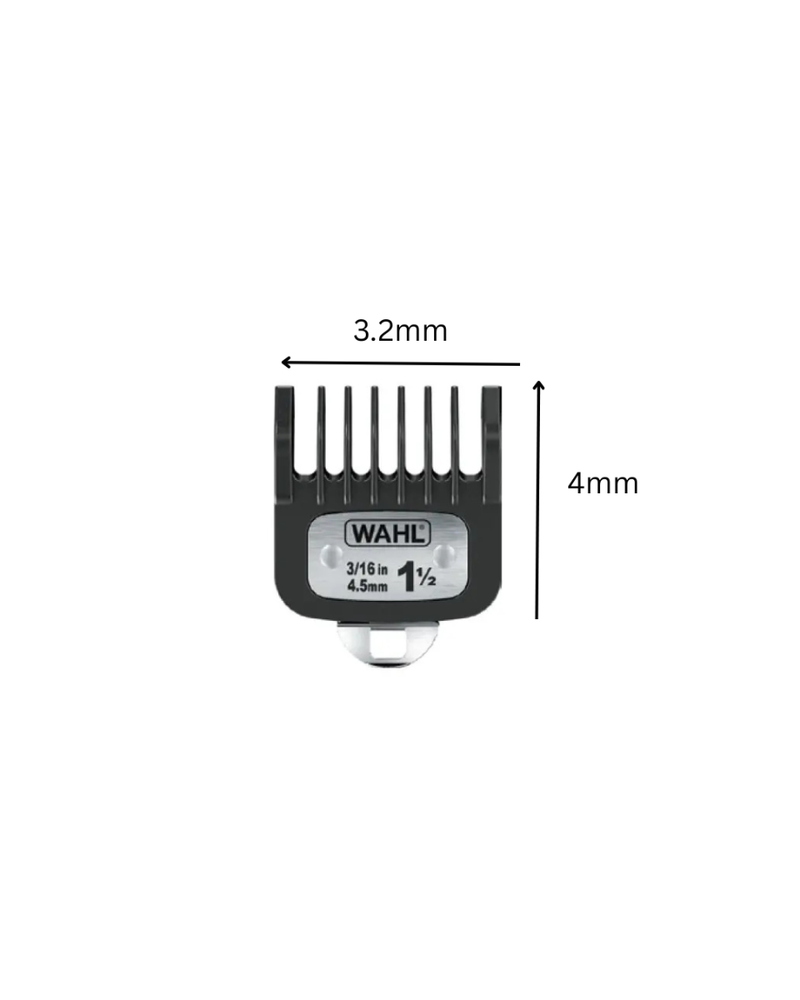 Wahl #1.5 4.5mm Premium Standard Guide Comb for Trimmer Elite/Waterproof/Lithium Ion/59300 51062
