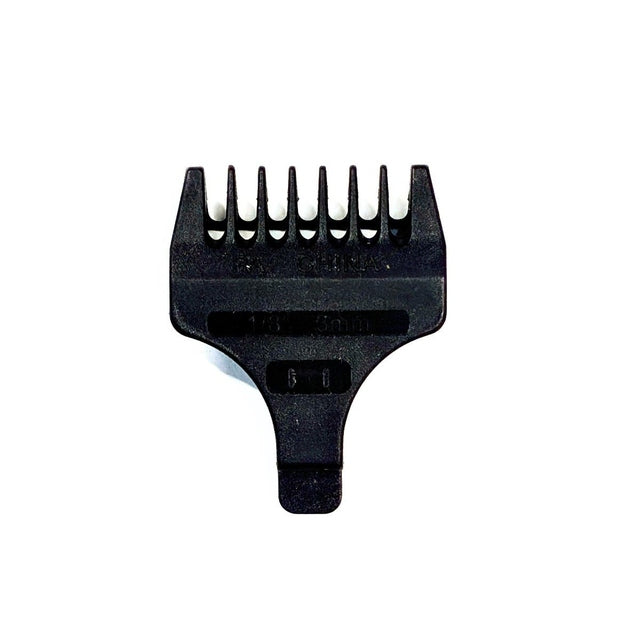 Wahl #2 trimmer comb blade guard and beard stubble guide, front view on white background