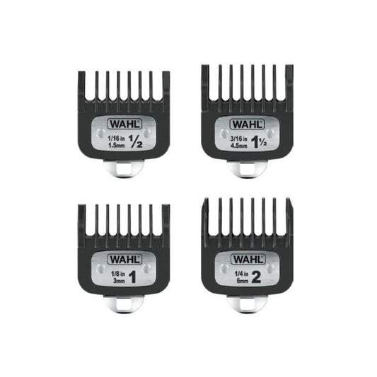 Wahl 4 PACK Premium Standard Guide Comb for Trimmer Elite/Waterproof/Lithium Ion/59300