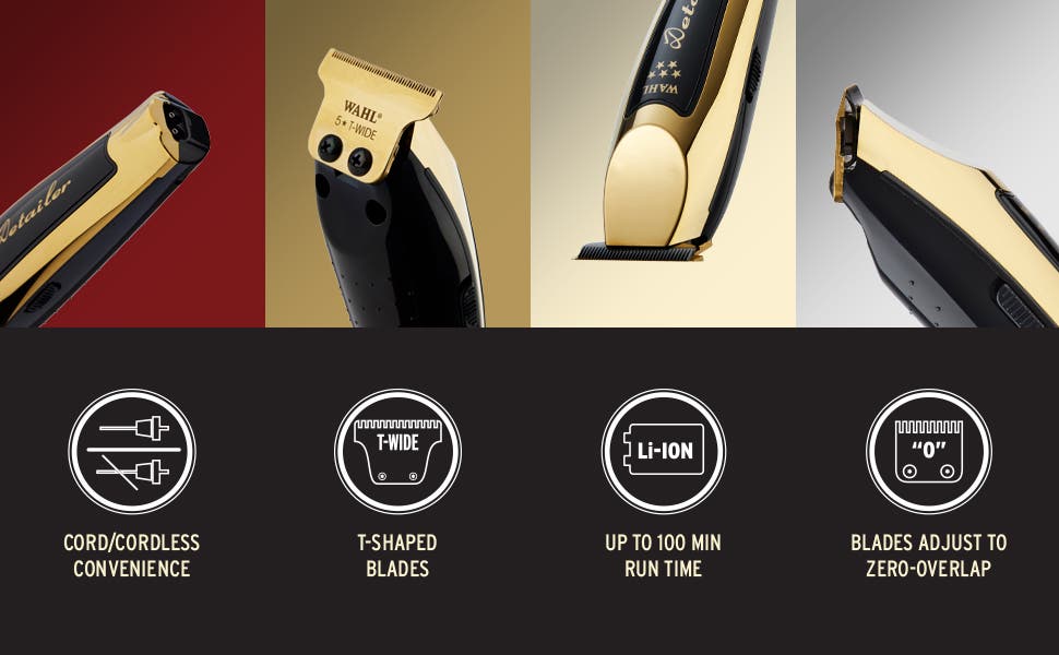 Wahl 5 Star Professional Cordless Detailer Li Gold - Gold Limited Edition 3023835