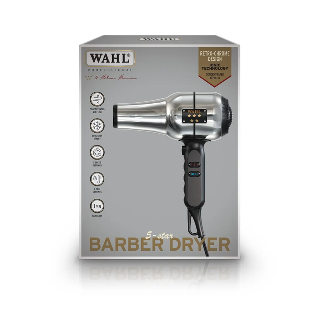 Wahl 5 Star Barber Dryer - Powerful, Retro Styling for Wahl 5 Star Barber Dryer - Powerful, Retro Styling for