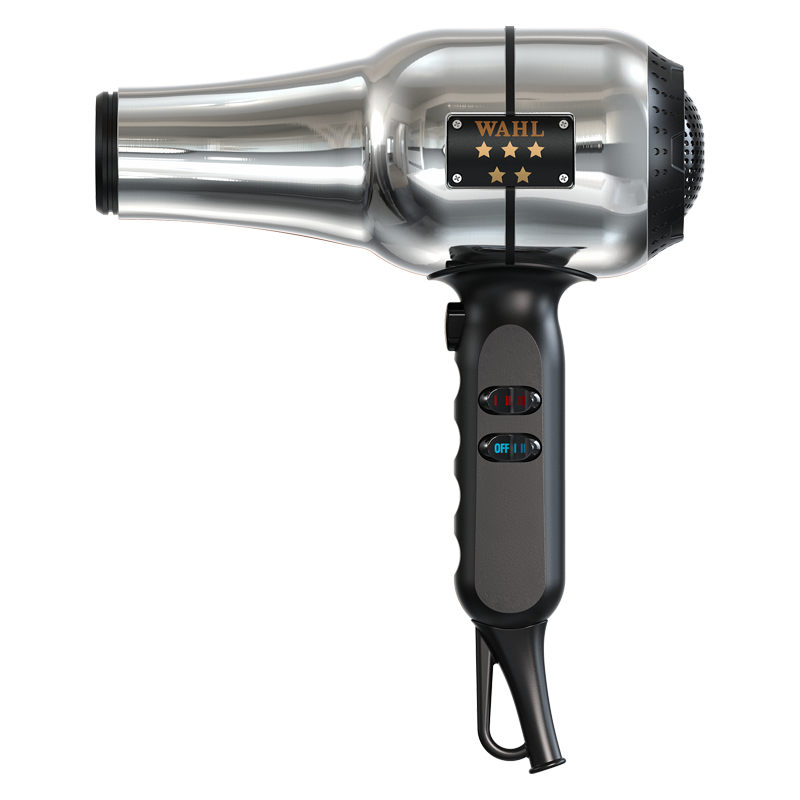 Wahl 5 Star Metal Hair Dryer Professional Power with Retro Design