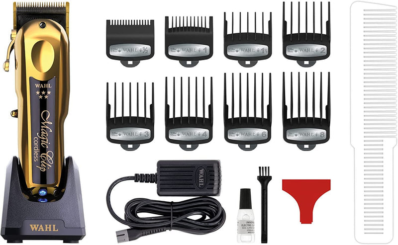 Wahl 5 Star Professional Magic Clip Clipper and Cordless Detailer Li Gold Combo