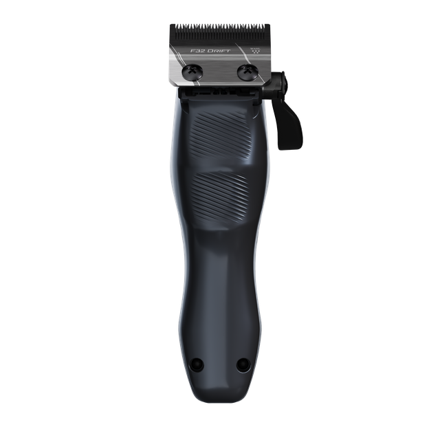 Rear view of Wahl Vapor Switch clipper with textured grip and F32 Drift blade