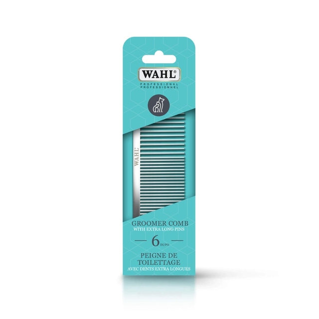Wahl 6 inch Professional Groomer Comb Metal Pet Comb 58728