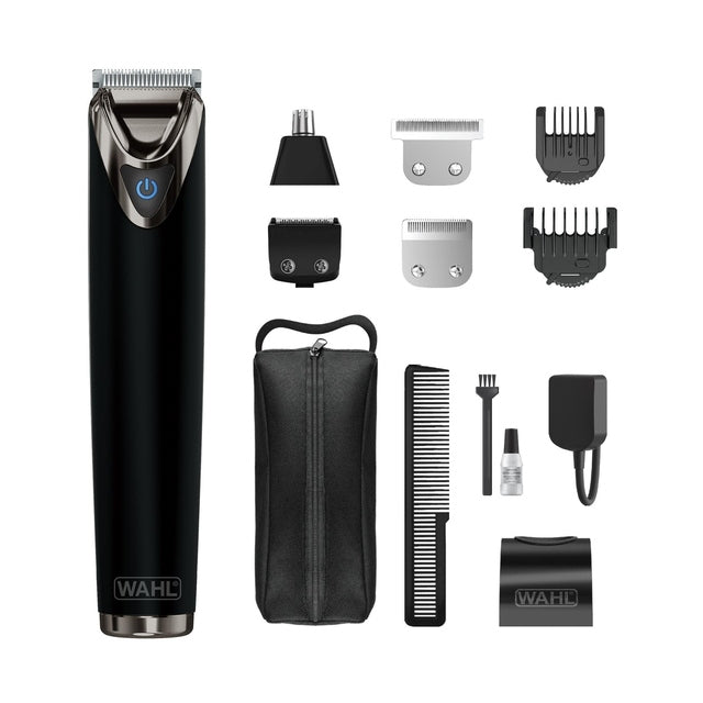Wahl Advanced Stainless Steel Lithium Ion+ Beard Trimmer - Black 09864-1912