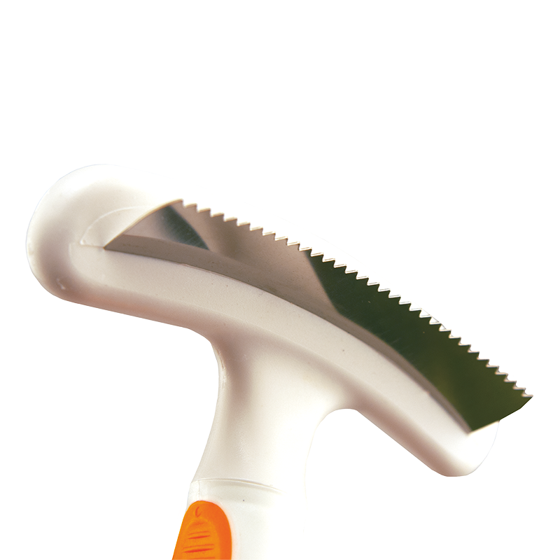 Wahl Animal White/Orange Double Row Rake with Shedding Blade WE58909