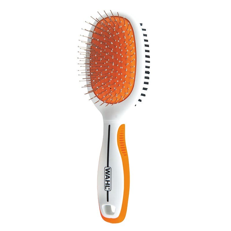 Wahl Animal White/Orange Large Double-Sided Brush WE58905