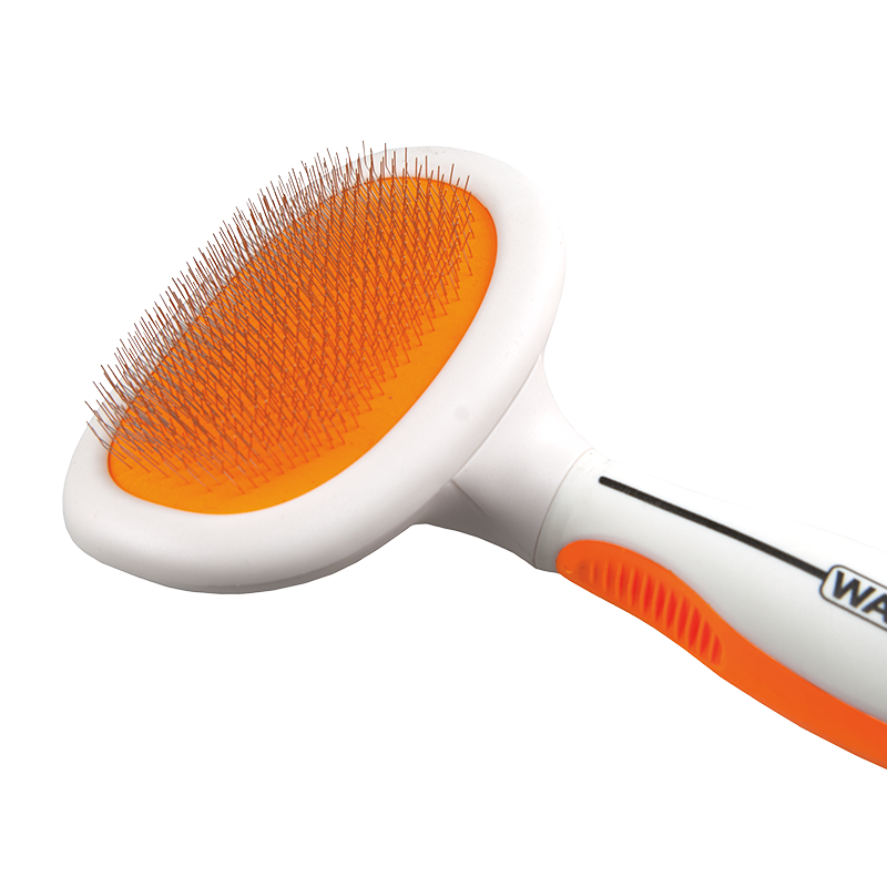 Wahl Animal White/Orange Large Slicker Brush WE58901