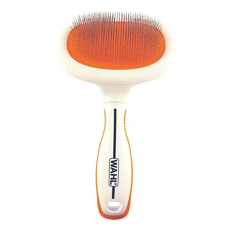 Wahl Animal White/Orange Large Slicker Brush WE58901