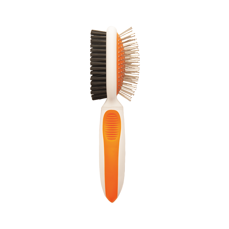 Wahl Animal White/Orange Small Double-Sided Brush WE58906