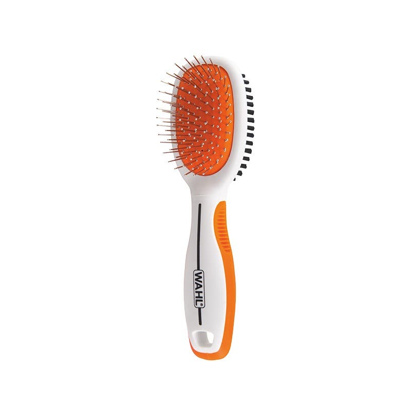 Wahl Animal White/Orange Small Double-Sided Brush WE58906