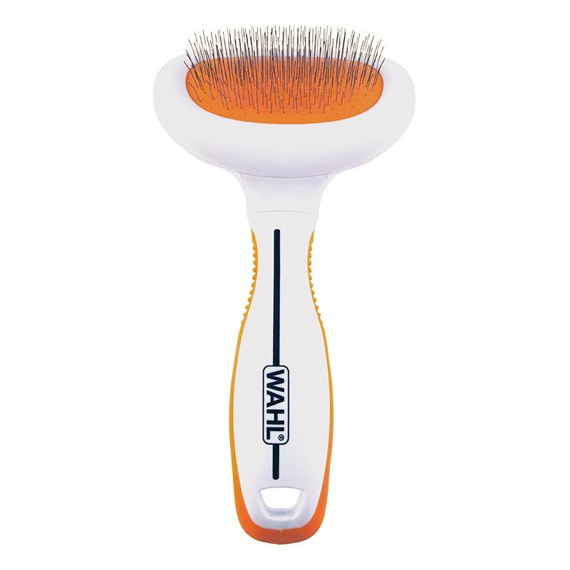 Wahl Animal White/Orange Small Slicker Brush WE58902