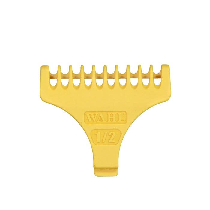 3 Wahl Attachment Combs For Cord/Cordless Detailer Trimmer Guide Guard 1/2, 1, 1.1/2 Yellow