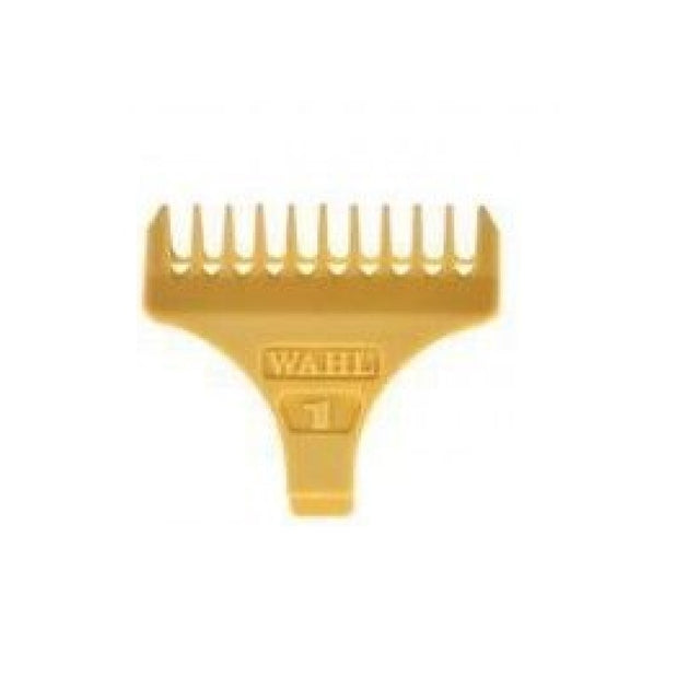 3 Wahl Attachment Combs For Cord/Cordless Detailer Trimmer Guide Guard 1/2, 1, 1.1/2 Yellow