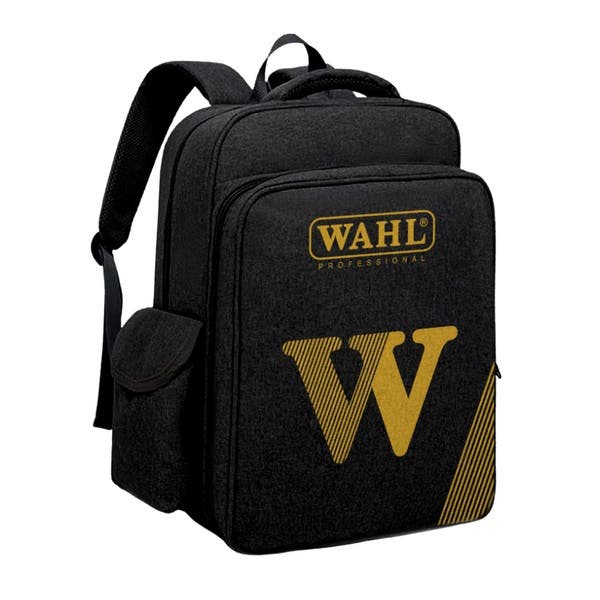 Wahl Black Backpack with Yellow Wahl Logo WC-25006/BL
