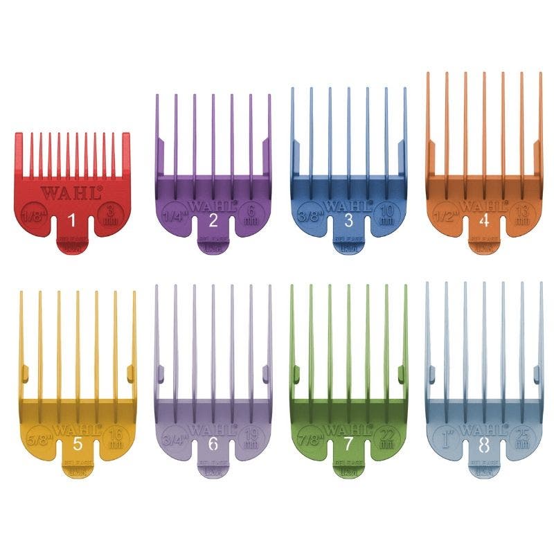 Wahl Color Coded Clipper Comb Attachment Guides