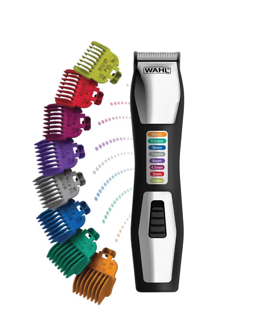Wahl Groomsman Colour Trim Hair Trimmer Kit with Colour Coded Guide Combs WA9855-3612