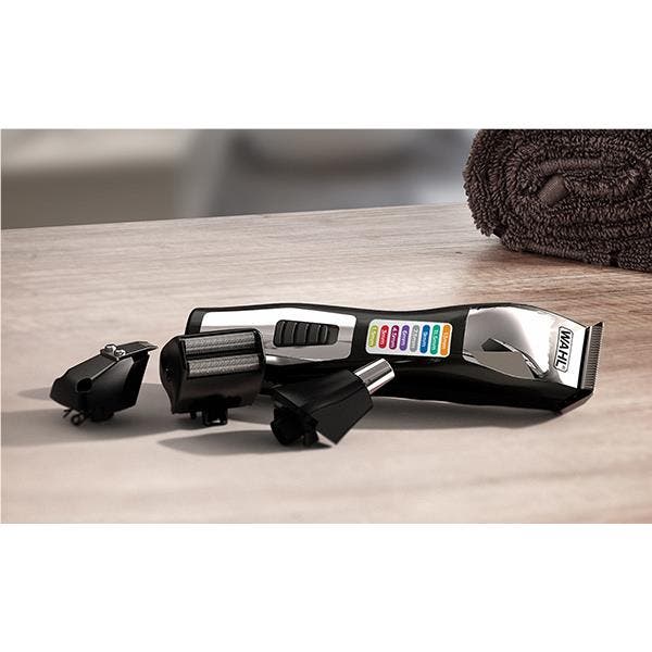 Wahl Groomsman Colour Trim Hair Trimmer Kit with Colour Coded Guide Combs WA9855-3612