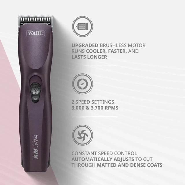Wahl Professional Pet/Animal Supera Horse Combo Supera Clipper, Prime Blade 10W and Fidela Trimmer