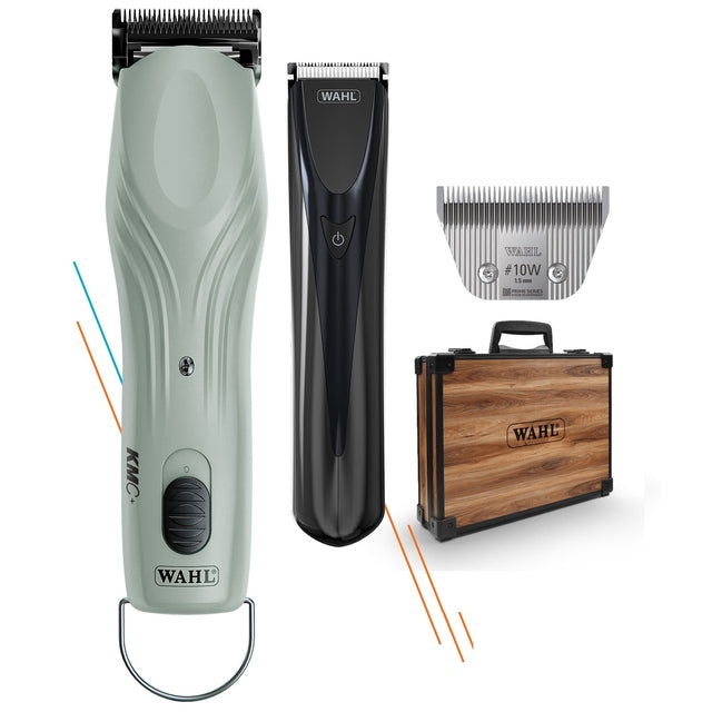 Wahl Professional Pet/Animal KMC+ Horse Combo KMC+ Clipper, Prime Blade 10W and Fidela Trimmer