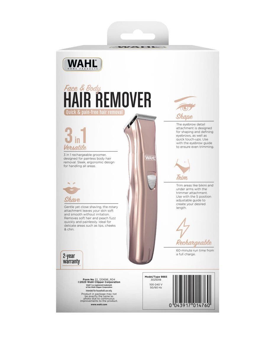 Wahl Ladies Face & Body Hair Remover 3025018