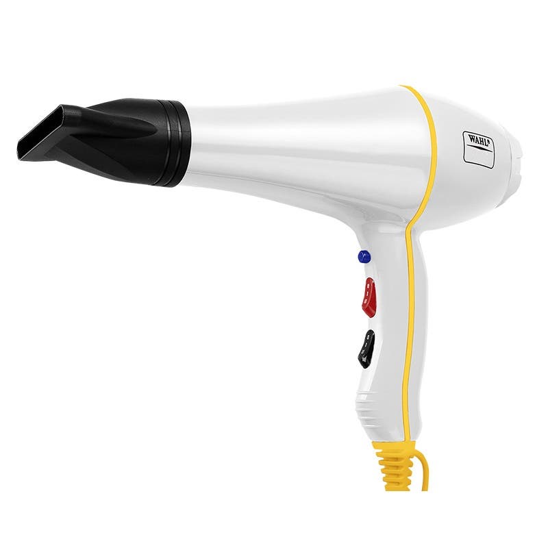 Wahl PowerDry 2000W Professional Barber Hair Dryer Tourmal Ionic & 2 Nozzles Hairdryer