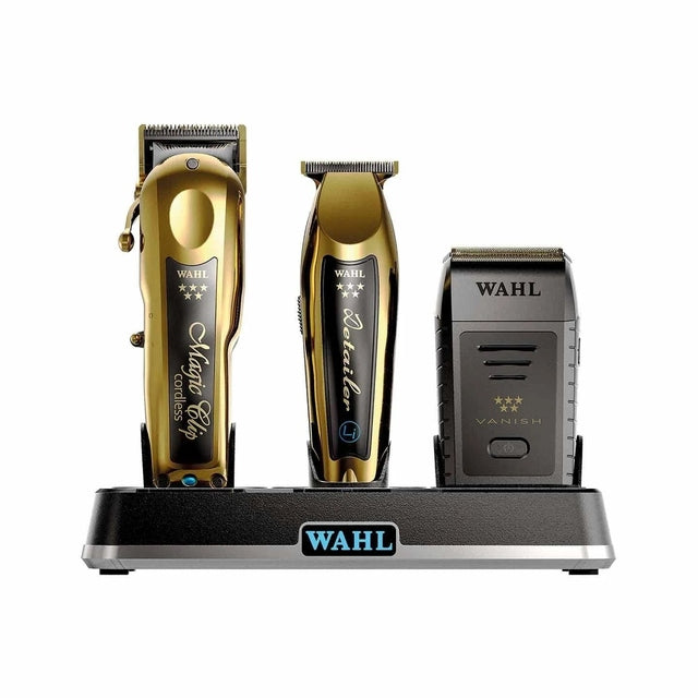 Wahl Professional Cordless Magic Clipper + Detailer Li + Vanish + Power Station
