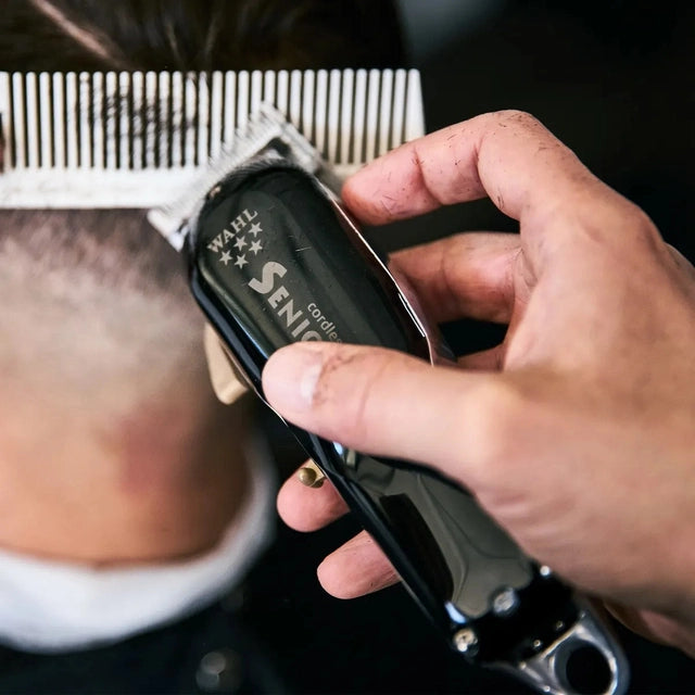 Wahl Professional Cordless Senior Clipper + Vanish Shaver + White Case Combo