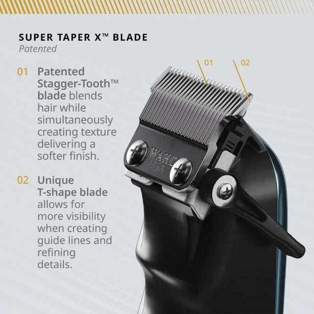 Wahl Professional Cordless Super Taper X - Blue