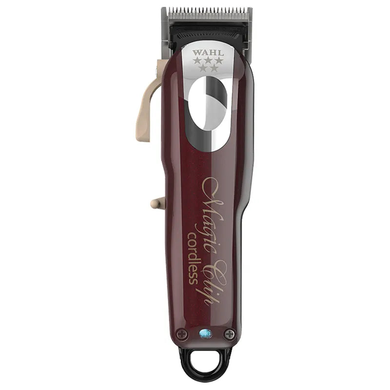 Wahl Professional Magic Clip Burgundy + A-Lign Trimmer Combo + Free Grey Backpack