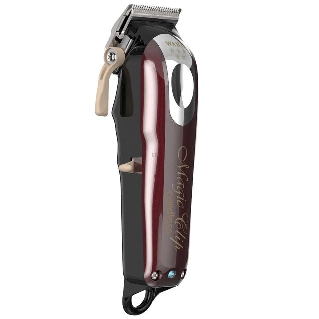 Wahl Professional Magic Clip Burgundy + A-Lign Trimmer Combo + Free Grey Backpack