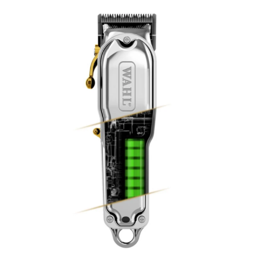 Wahl Professional Metal Power+ Cord/Cordless Hair Clipper Made in USA with Crunch Blade Technology