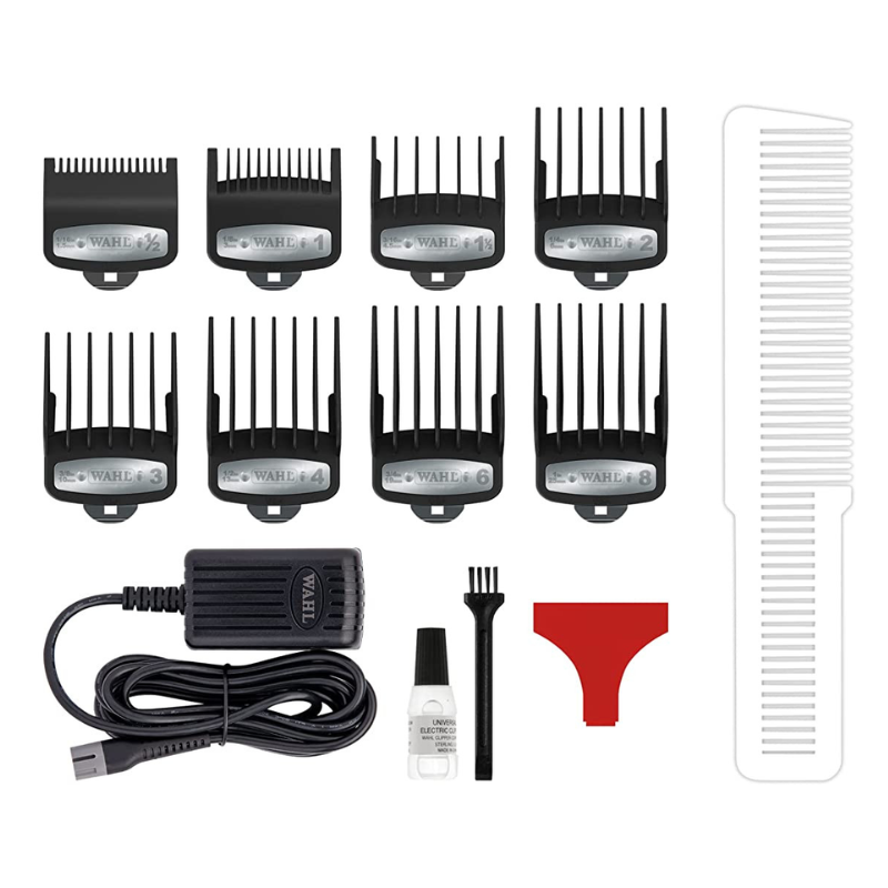 Wahl Professional Metal Power+ Cord/Cordless Hair Clipper Made in USA with Crunch Blade Technology