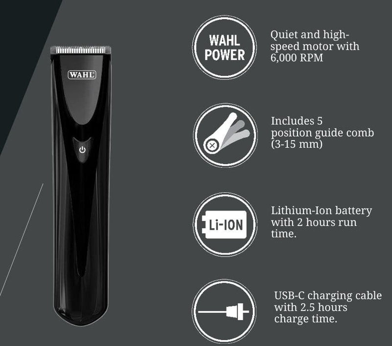 Wahl Professional Pet Trimmer Fidela, Black
