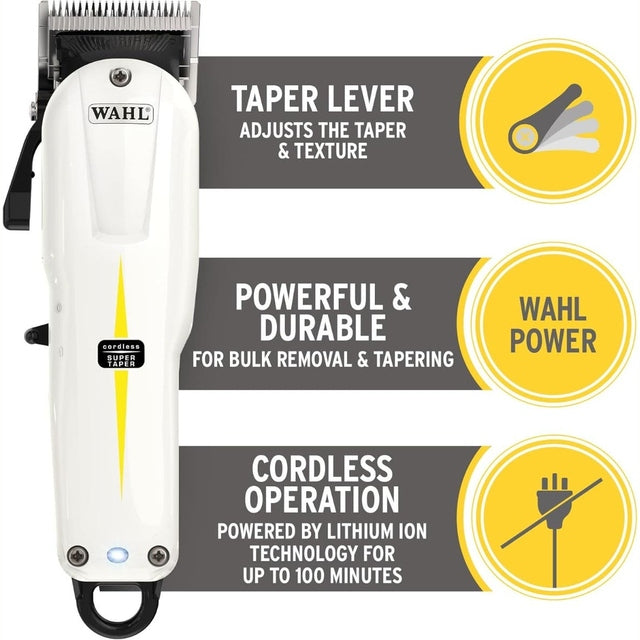 Wahl Professional Super Taper Cord/Cordless Pro Lithium Hair Clipper