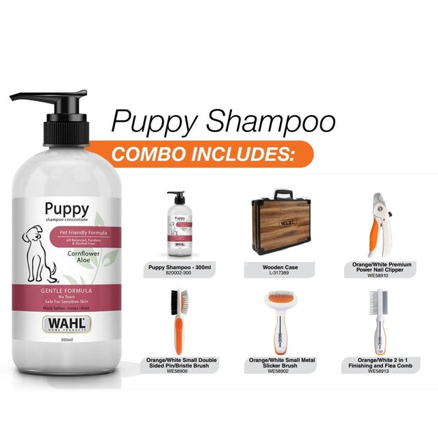 Wahl Puppy Grooming Starter Kit 6 Piece Pack
