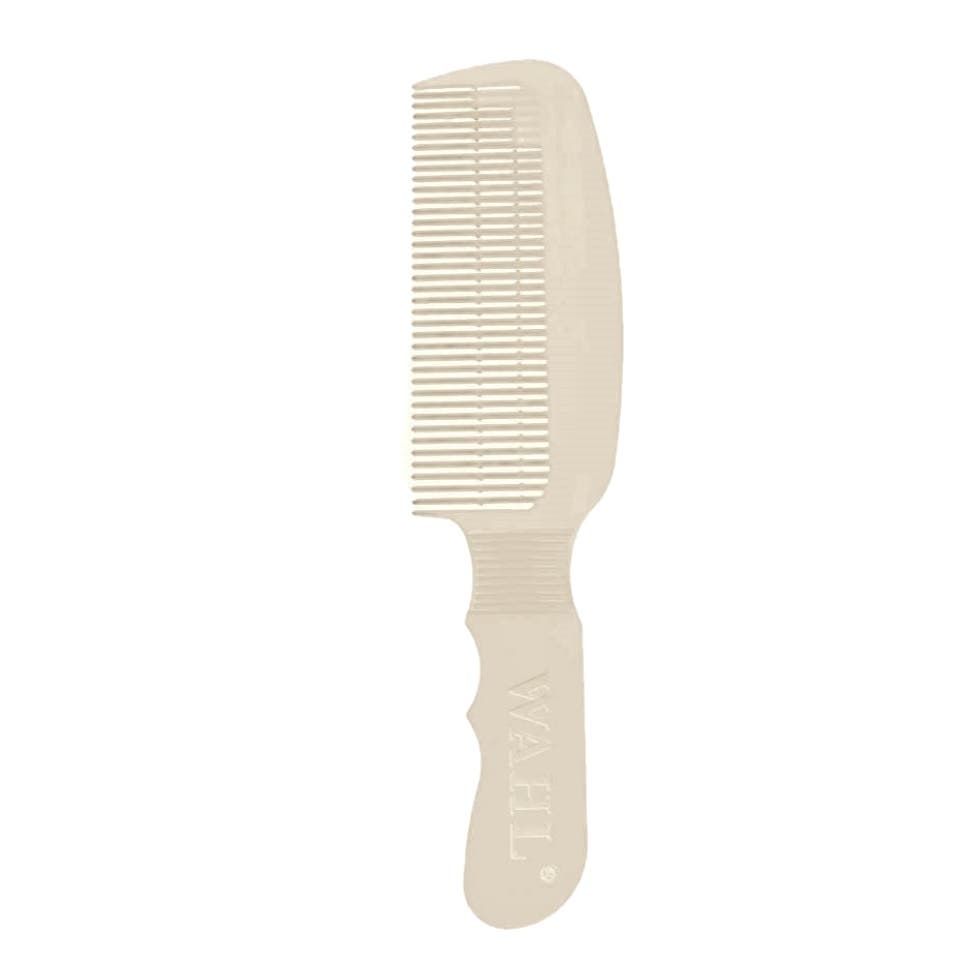 Wahl Barber's Flat Top Speed Cutting Comb 03329-117- White