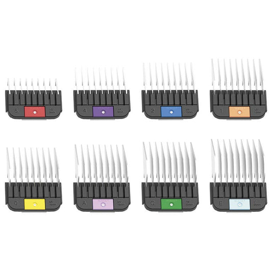 WAHL 1-8 Metal Comb/Stainless Steel Attachment Comb Set For KM2/5/10/SS/KMC+ KM Supera