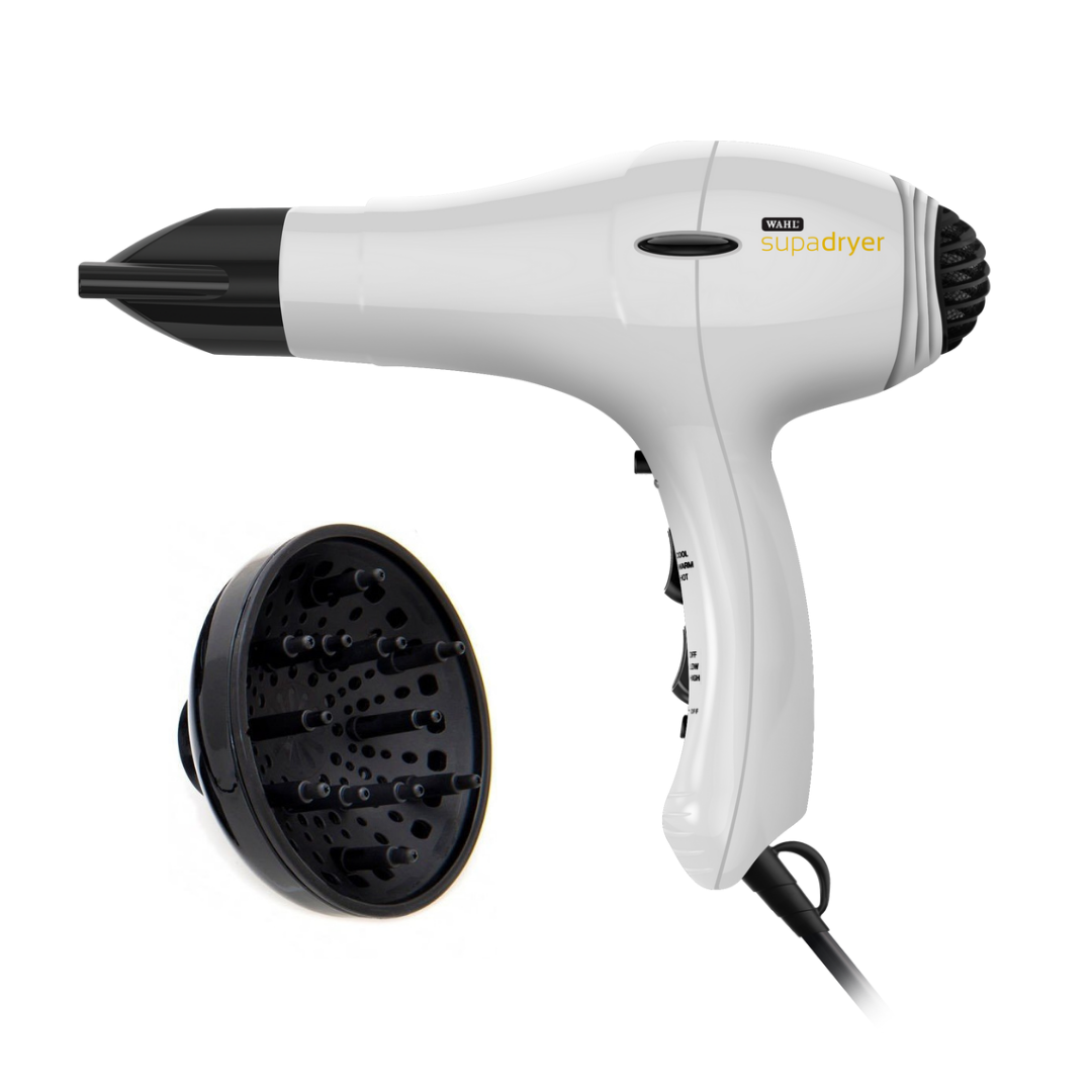 Wahl Supadryer Ionic Hair dryer with Diffuser & Nozzle 1800W *