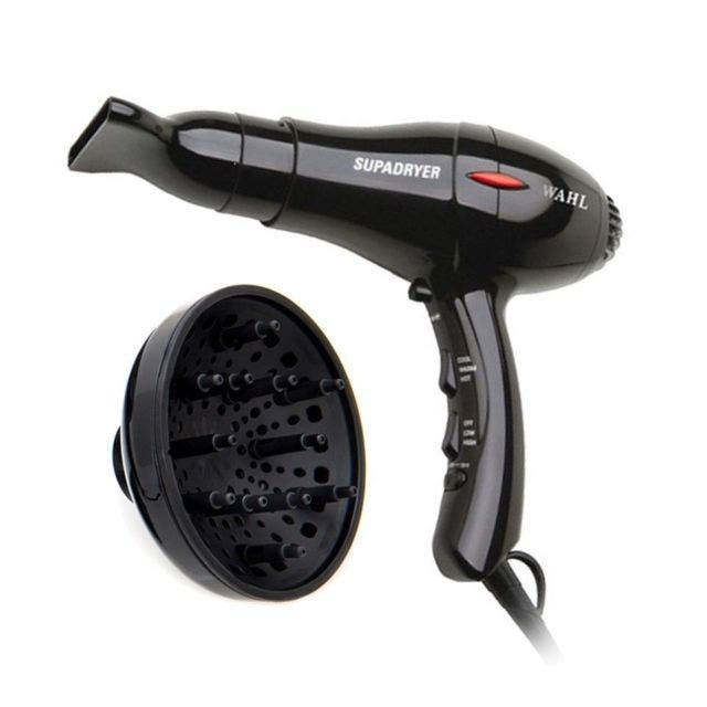 Wahl Supadryer Ionic Hair dryer with Diffuser & Nozzle 1800W *