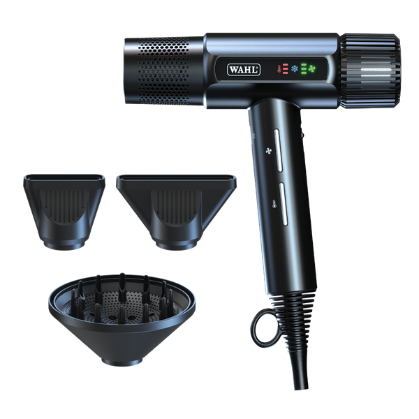 Wahl Vanquish T-Shaped Hair Dryer with Brushless Motor - Black