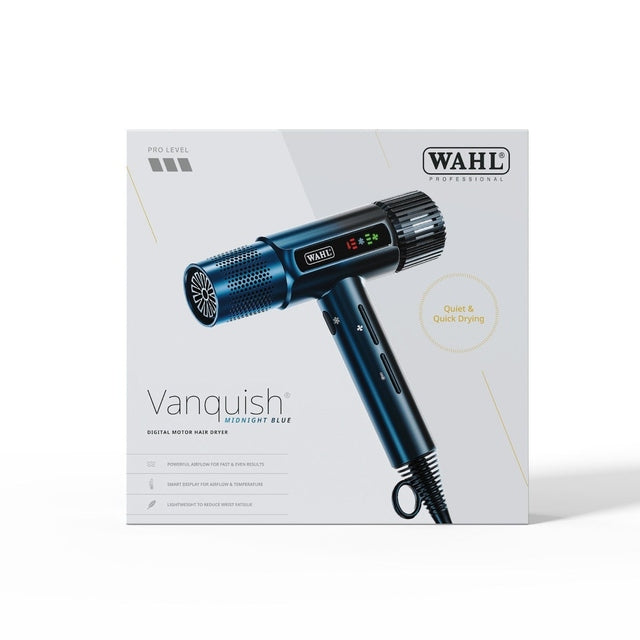 Wahl Vanquish T-Shaped Hair Dryer with Brushless Motor - Midnight Blue