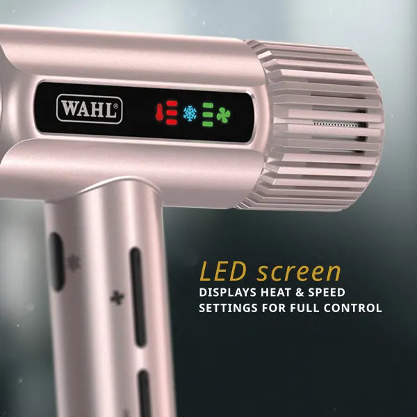 Wahl Vanquish T-Shaped Hair Dryer with Brushless Motor - Rose Gold