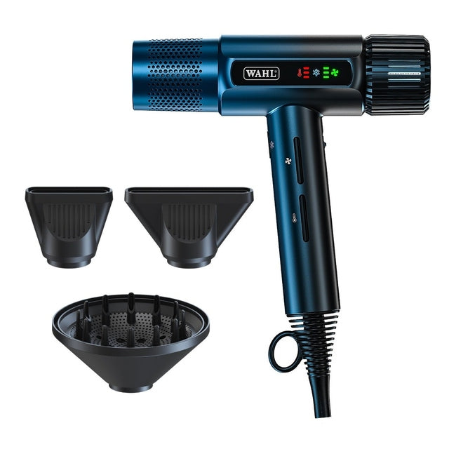 Wahl Vanquish T-Shaped Hair Dryer with Brushless Motor - Midnight Blue