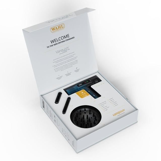 Wahl Vanquish T-Shaped Hair Dryer with Brushless Motor - Midnight Blue