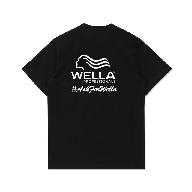 Wella Black T-shirt With Logo