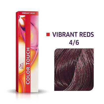 Wella Color Touch Demi-Permanent Hair Colour 60ml - 4/6 MEDIUM BROWN VIOLET