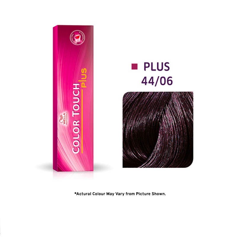 Wella Color Touch Demi-Permanent Hair Colour 60ml - 44/06 MEDIUM BROWN NATURAL VIOLET