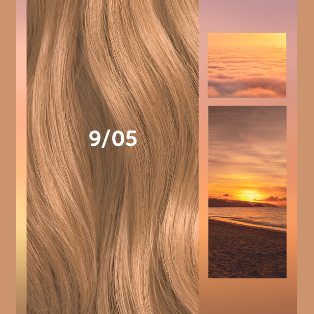 Wella Koleston Perfect Me+ Permanent Hair Colour 60G - 9/05 Very Light Blonde Natural Mahogany